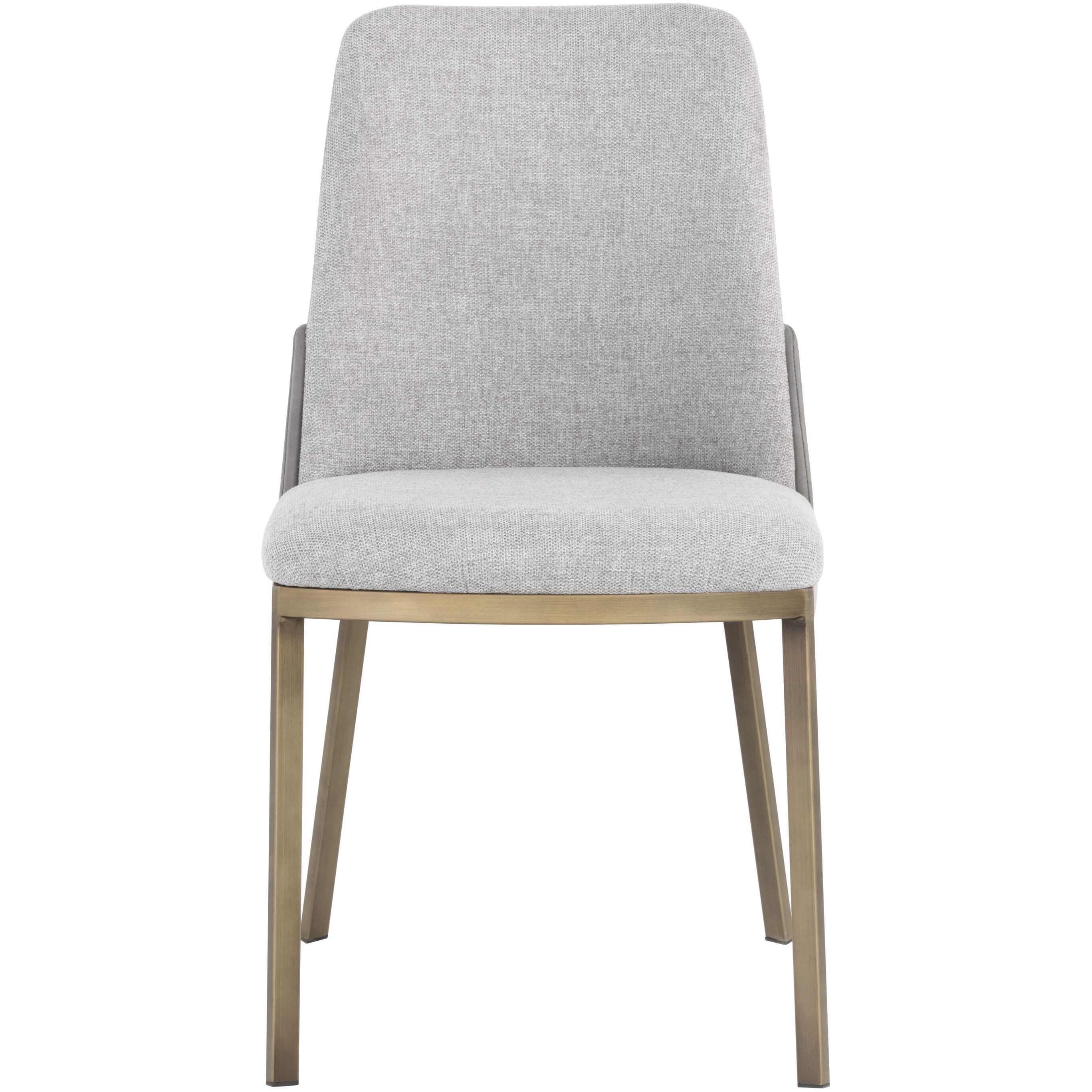 Marie Belfast Heather Grey / Bravo Metal Dining Chair, Set Of 2